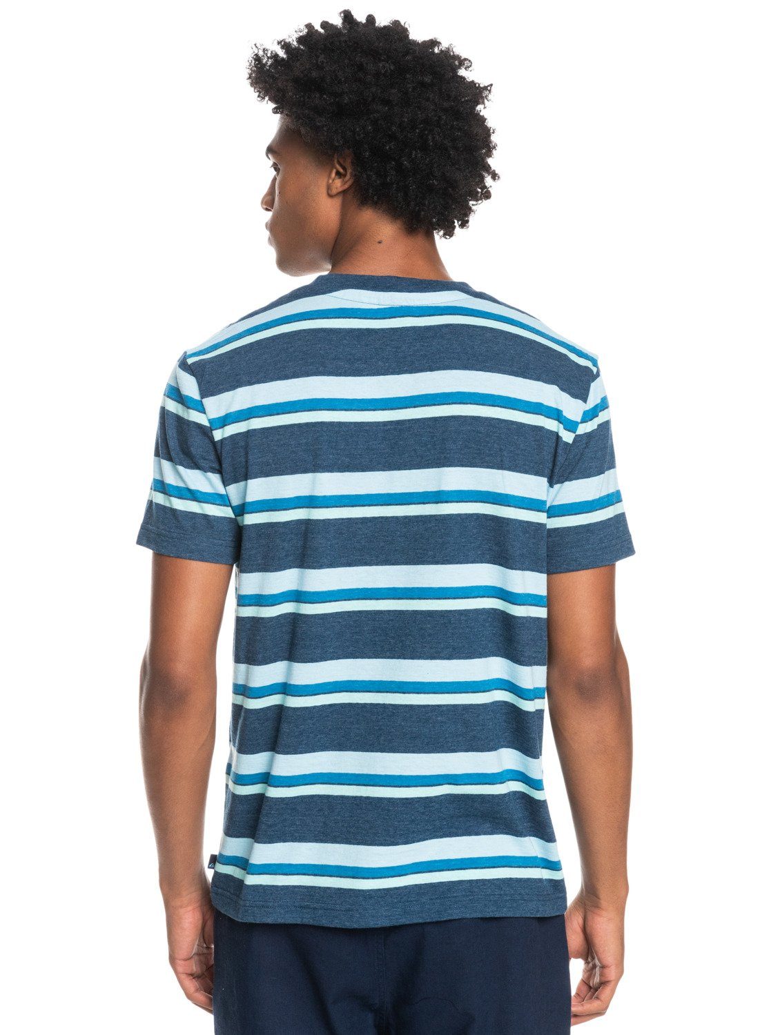 Quiksilver T-Shirt Between Waves Blue Between Insignia Waves