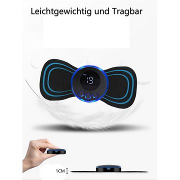 HYIEAR Fußmassagegerät Fußmassagekissen,Akupressurmatte,Fussmassagegerät,Fußmassage,EMS, Set 5-tlg., 1*USB Kabel , Regler, Ganzkörper-Patch, Ermüdung lindern,Multifunktionale Kombination,8 Modi & USB-Aufladung