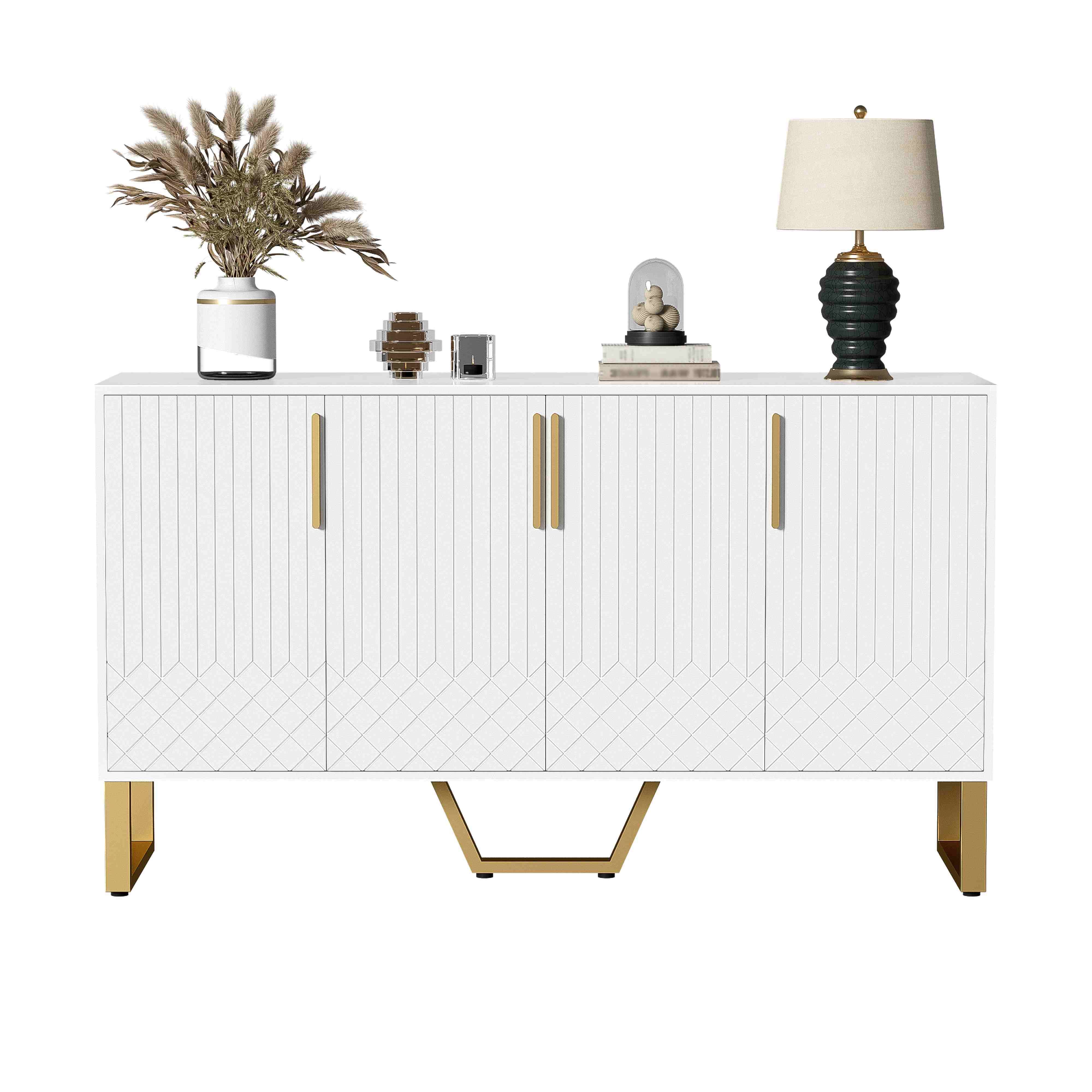BlingBin Sideboard Hochglanz-Sideboard, Aufbewahrungsschrank, Anrichte mit günstig online kaufen
