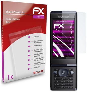 atFoliX Schutzfolie Panzerglasfolie für Sony-Ericsson Aino, Ultradünn und superhart