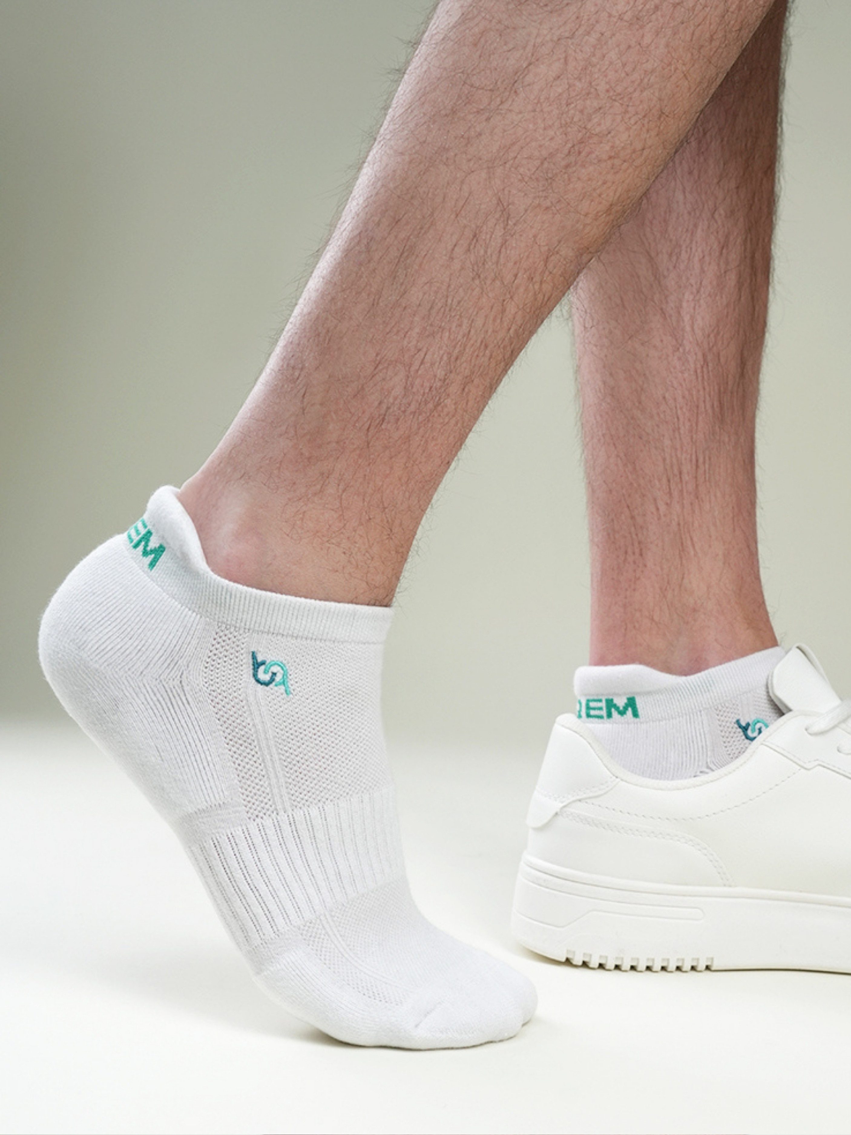 beqem Sportsocken Laufsocken Ägyptische Baumwolle, OEKO-TEX