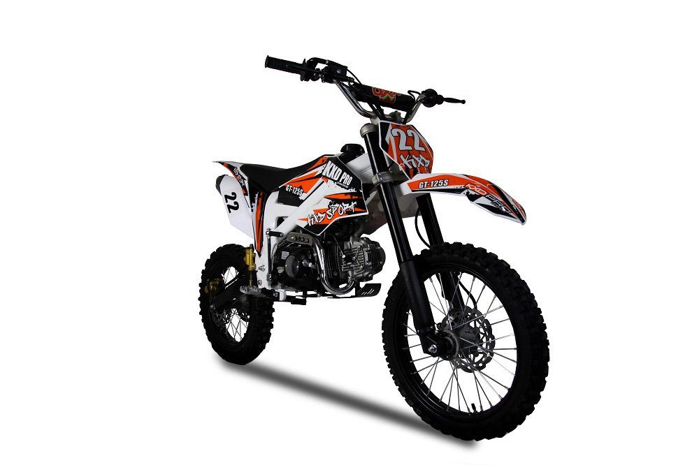 RV-Parts Грязь-Bike 125ccm Грязьbike Cross Bike Motor bike Modell 612K 17/14" Neu KXD MOTO, 4 Gang