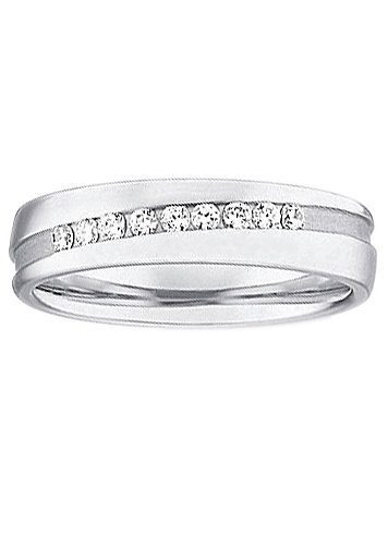 Firetti Trauring Schmuck Geschenk Hochzeit Ehering Trauring "LIEBE", wahlweise mit oder ohne Zirkonia (synth)