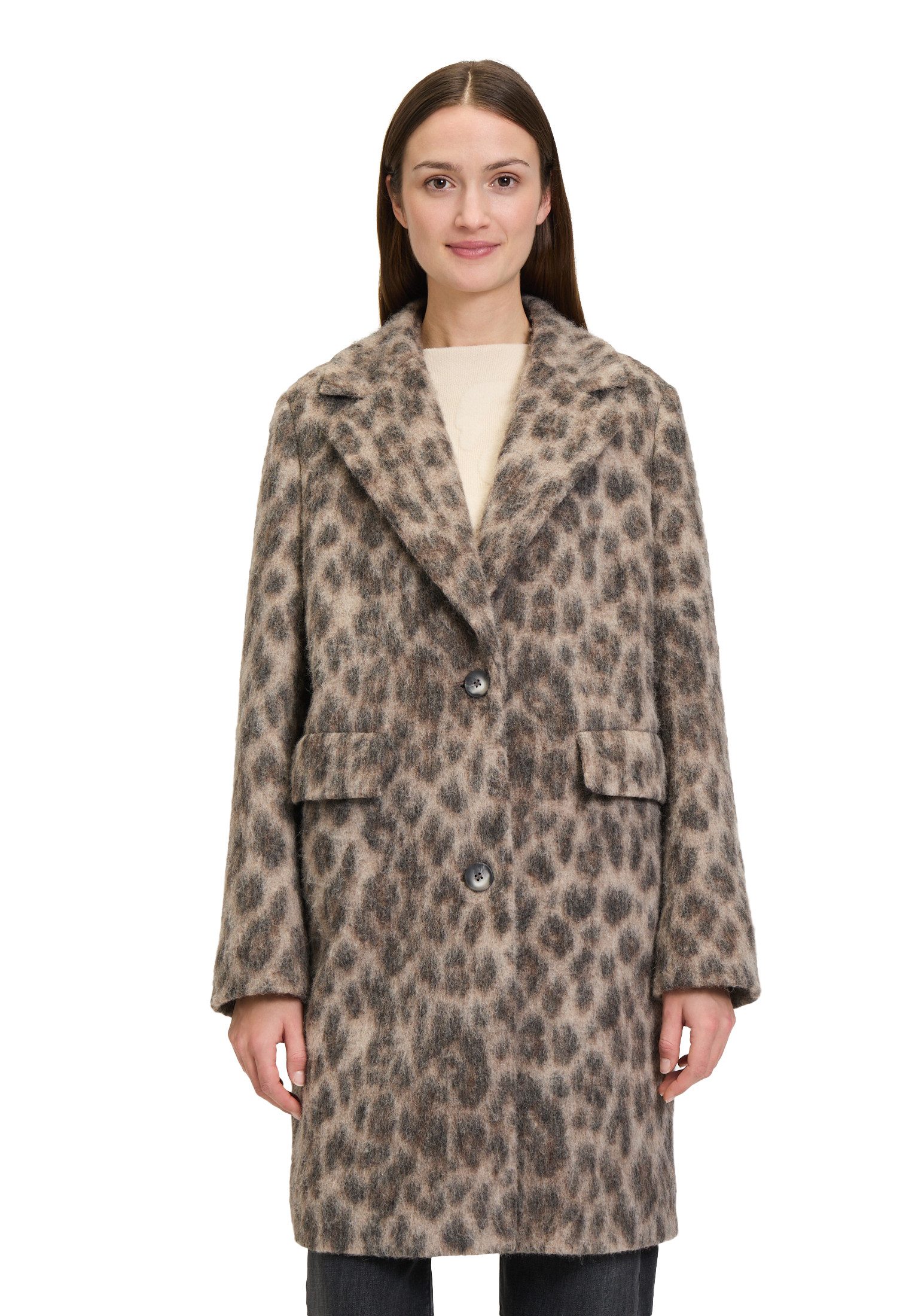 Betty&Co Wintermantel Damen Wintermantel mit Reverskragen günstig online kaufen