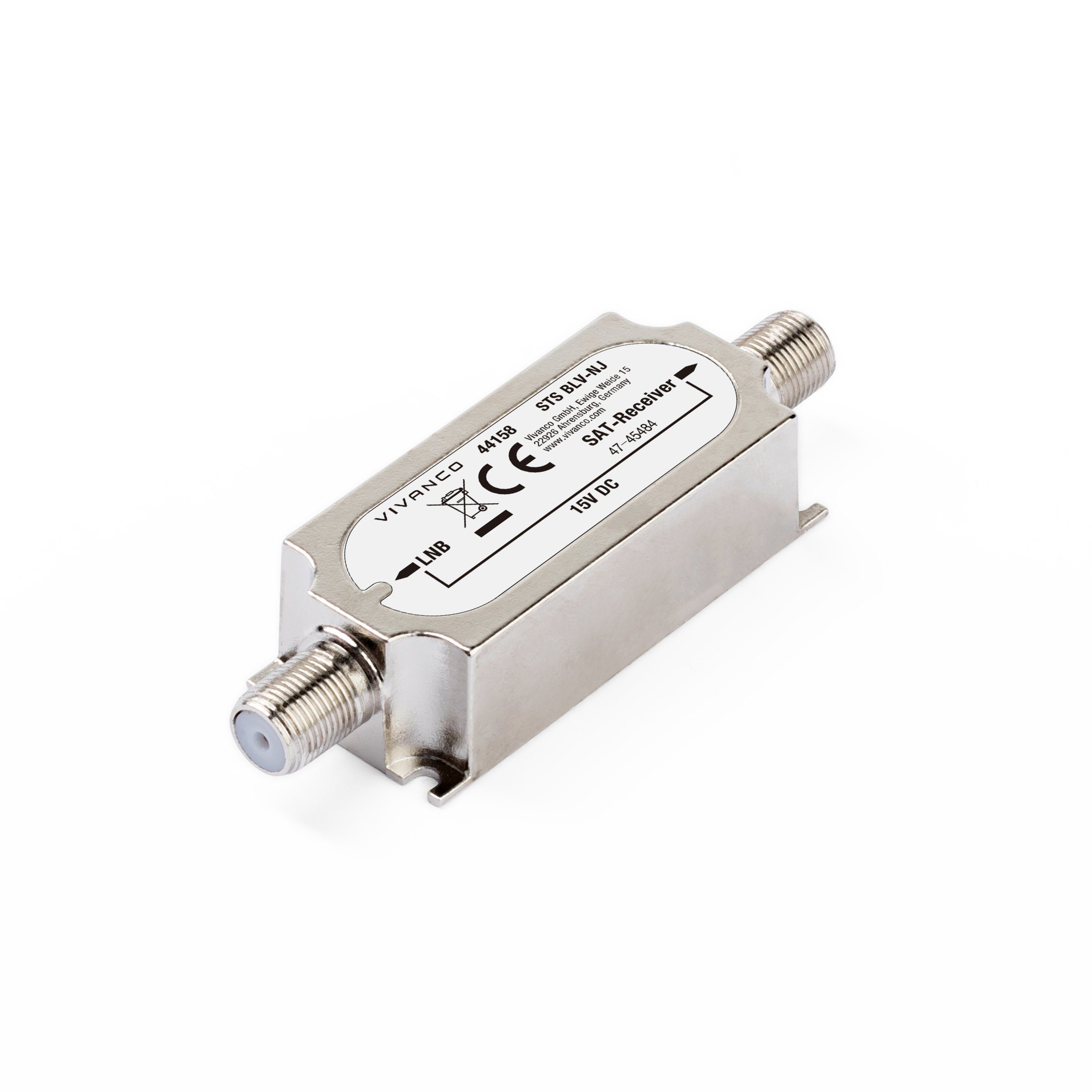 Vivanco Audio- & Video-Kabel, Verstärker, Koaxial Adapter, SAT