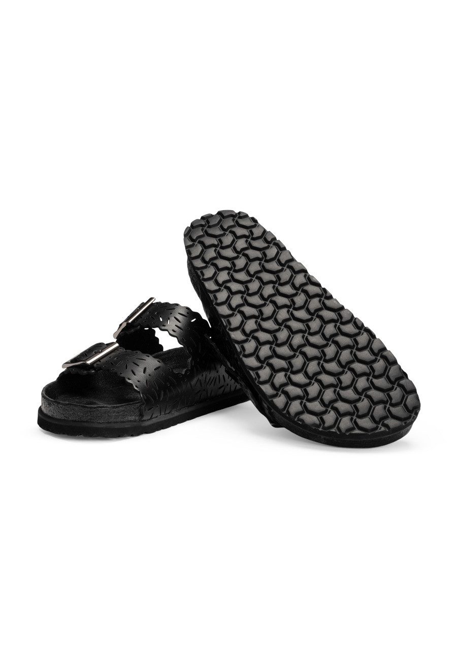 vitaform Damen Pantoletten Softnappaleder Pantolette