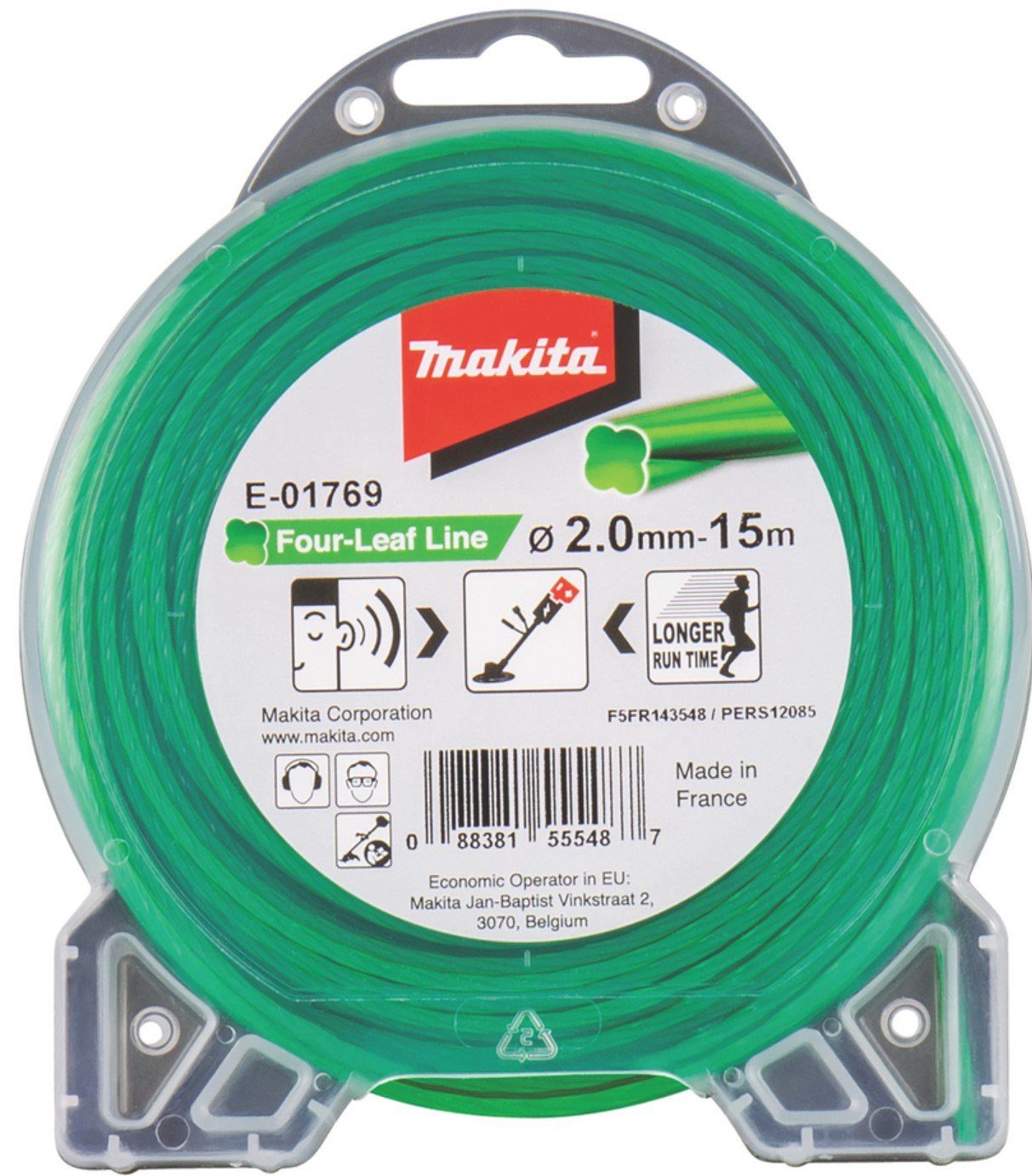 Makita Trimmerfaden E-01769 15 m - Mähfaden - grün