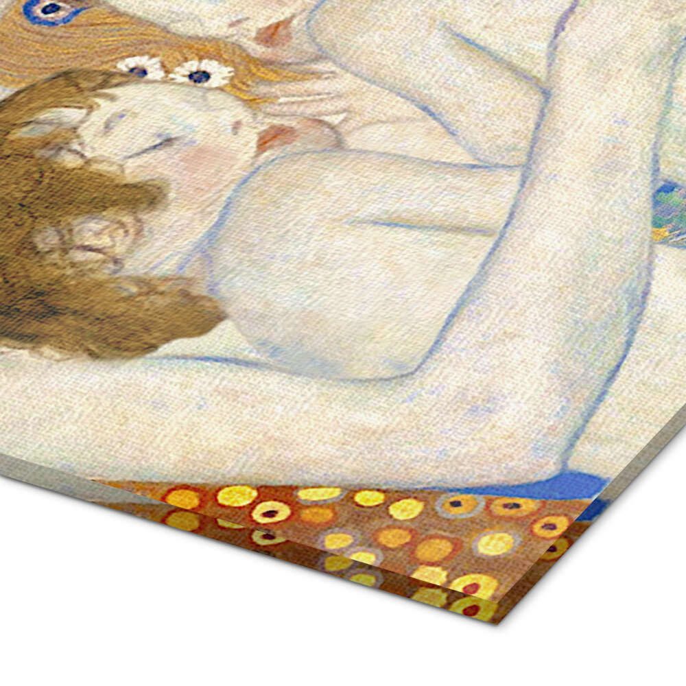 Posterlounge Wandbild Mutter und Zwillinge I, Gustav Klimt, erhältlich als Poster, Leinwandbild, Wandsticker oder Acrylglasbild