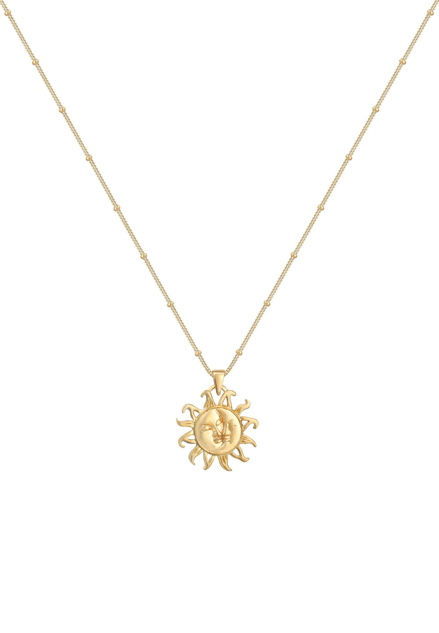 Elli Kette mit Anhänger Sonne Mond günstig online kaufen