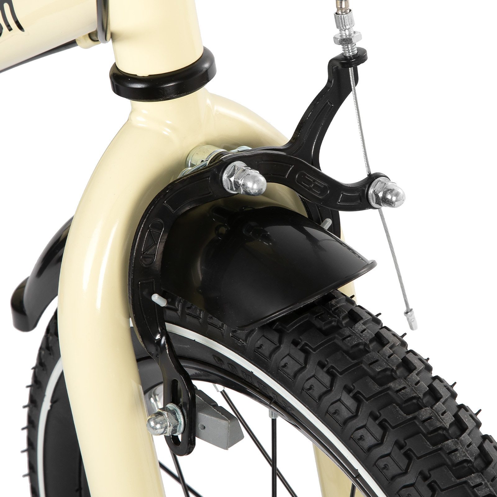 JOYSTAR Kinderfahrrad Totem 12/14/16/18/20 Zoll Kinderfahrrad für 2-11 jährige Jungen, mit Stützräder, Kotflügel, Front and rear dual brakes, Reflektorplatte