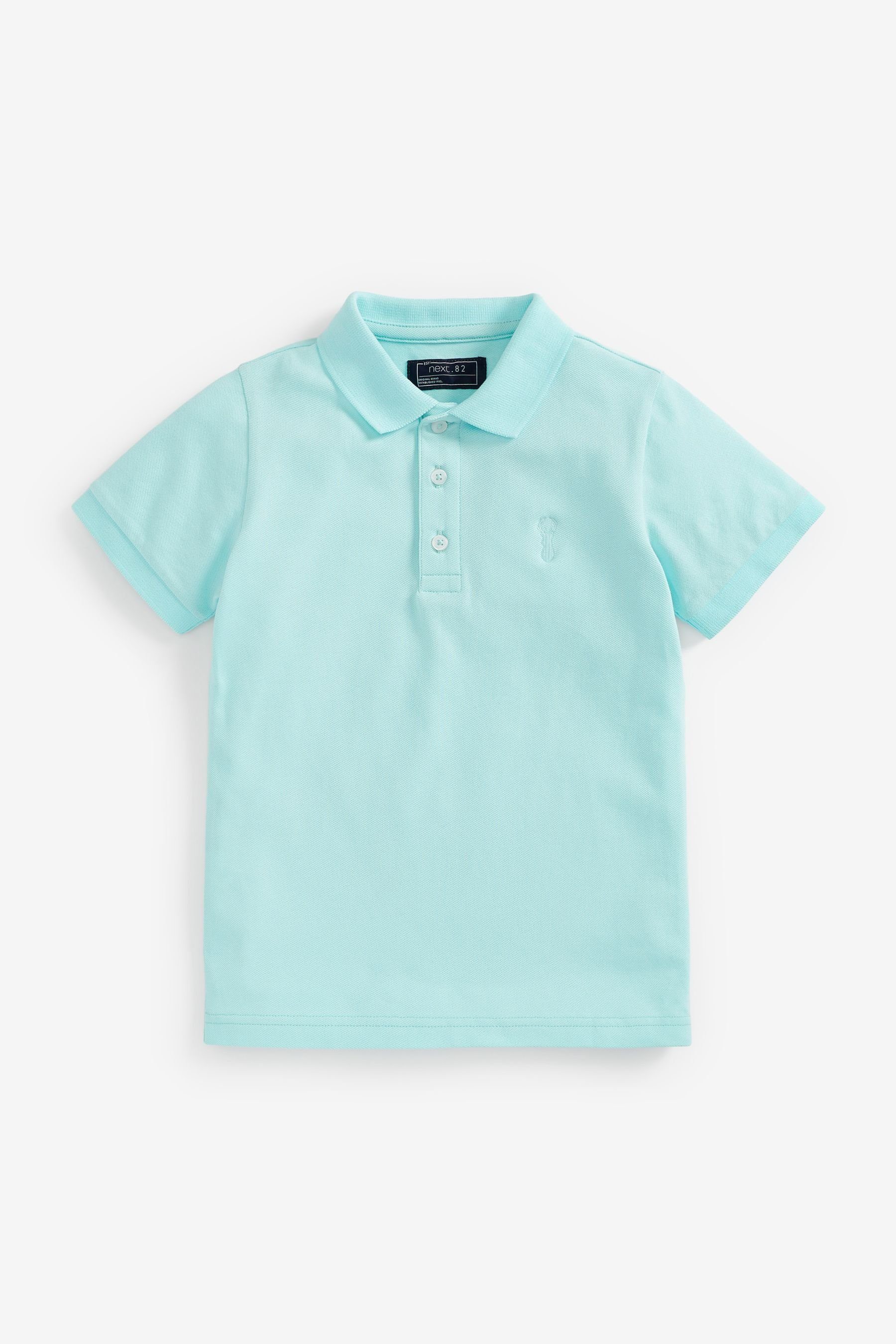 Next Poloshirt Kurzärmeliges Green (1-tlg) Mint Polo-Shirt