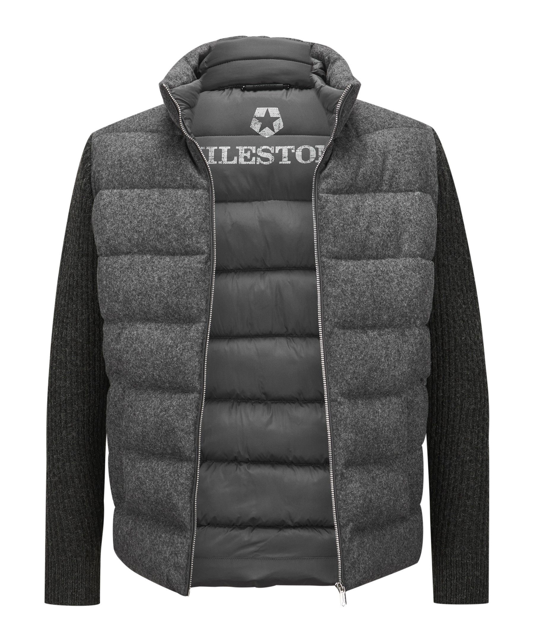 Milestone Hybridjacke MSChester Steppjacke mit Strickelementen günstig online kaufen
