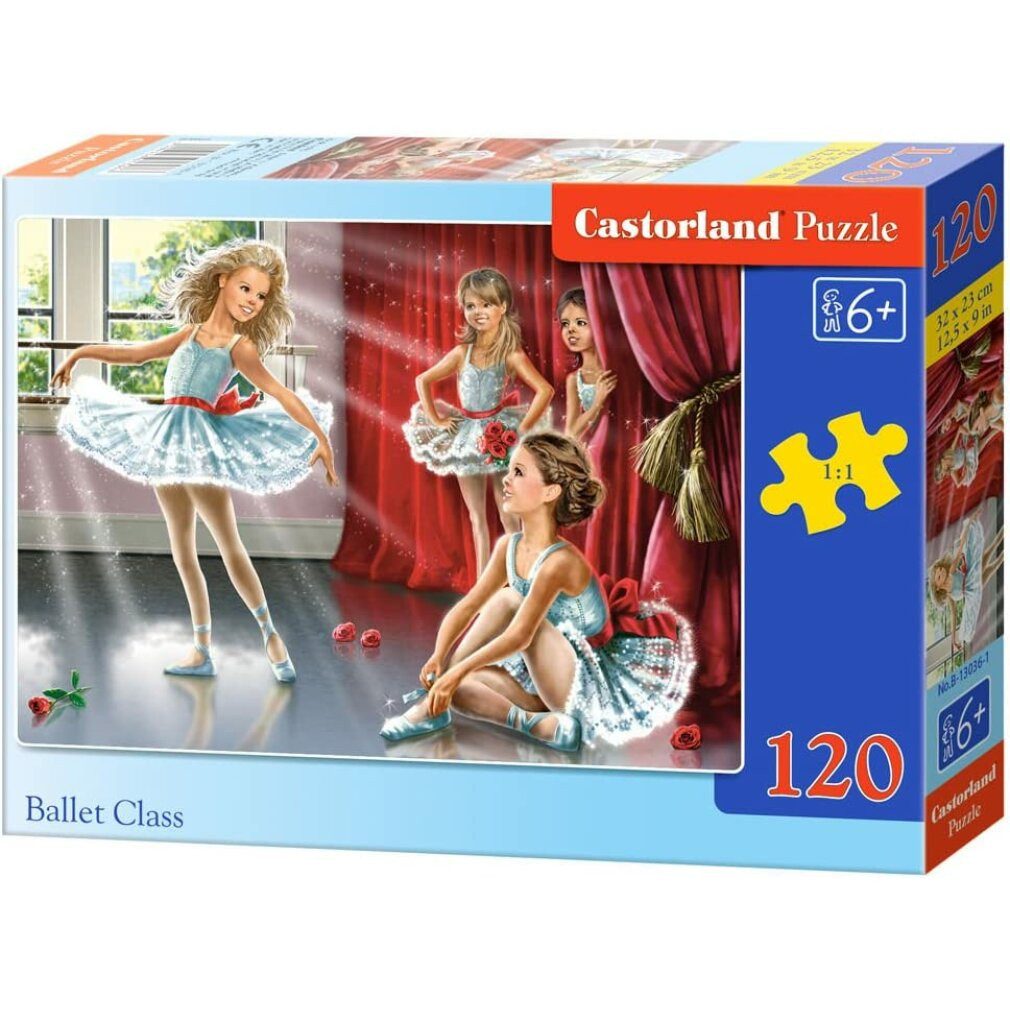 Castorland Puzzle Puzzle Ballett-Stunde 120 Teile, Puzzleteile