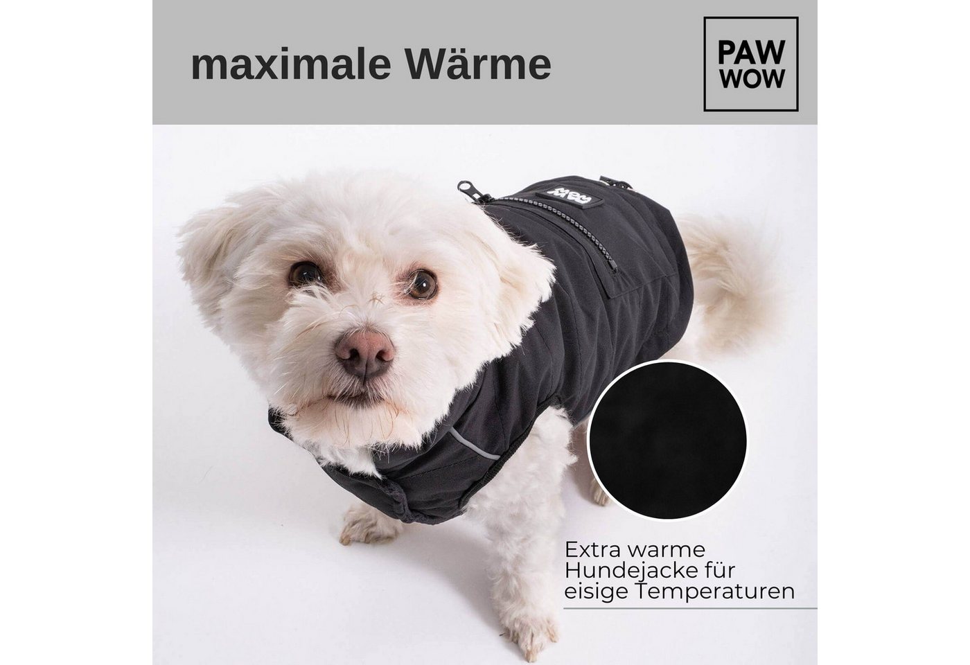 Thumbnail - PAW WOW Hundejacke Hundejacke TONI Schwarz