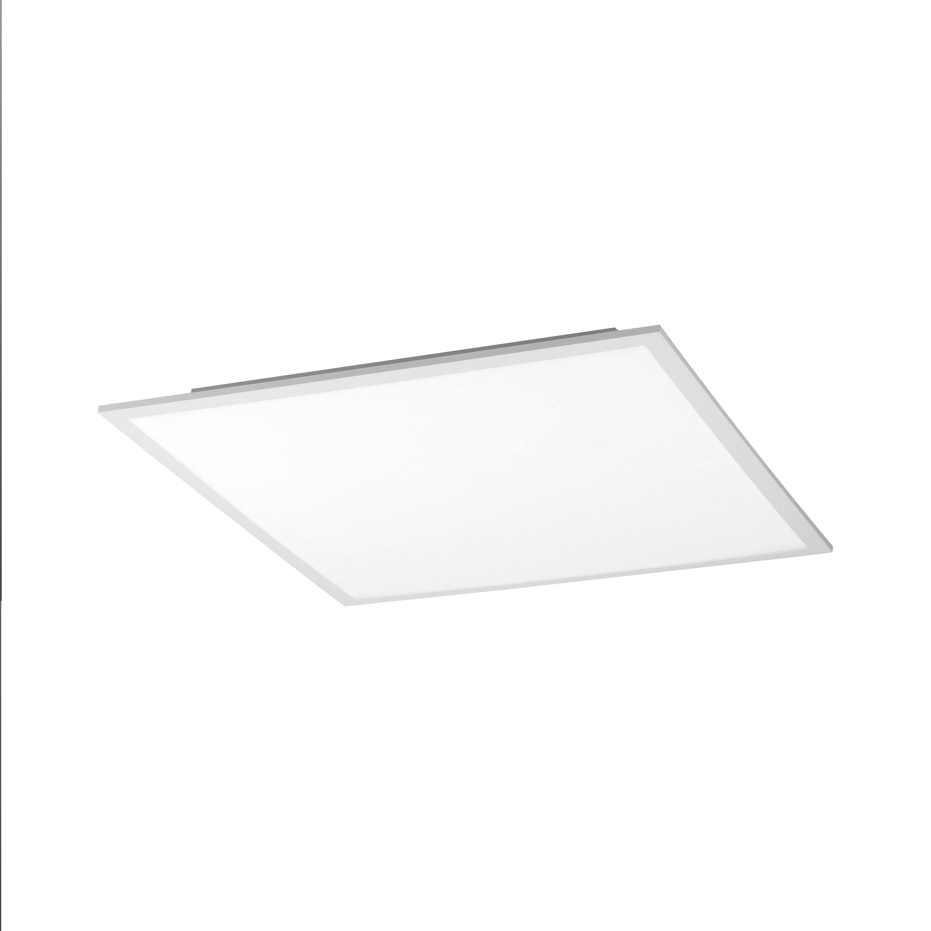 SellTec LED Deckenleuchte LED Panel Deckenleuchte 60x60cm, Angenehmes, blendfreies Licht durch weiße Kunststoffabeckung, 1xLED-Board/ 40 Watt, neutralweiß, Lichtfarbe tageslichtweiß 4000 Kelvin