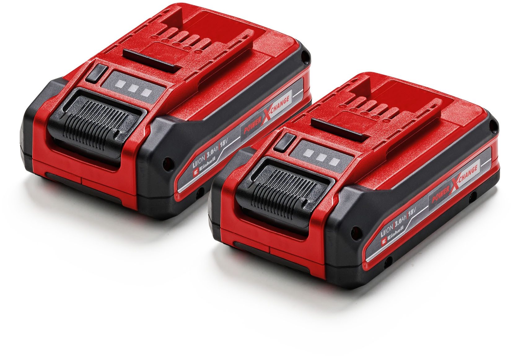 Einhell »PXC Plus Twinpack« Akku (2 St), 18 V, 3 Ah, universell verwendbar für alle Power X-Change Geräte