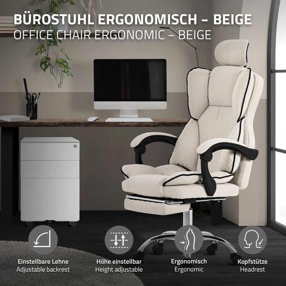 ML-DESIGN Bürostuhl Computerstuhl Schreibtischstuhl für Büro & Arbeitszimme günstig online kaufen