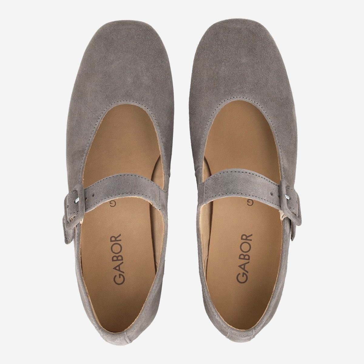 Gabor Gabor 3020.02.005, Ballerina, Grau, Damen Ballerina
