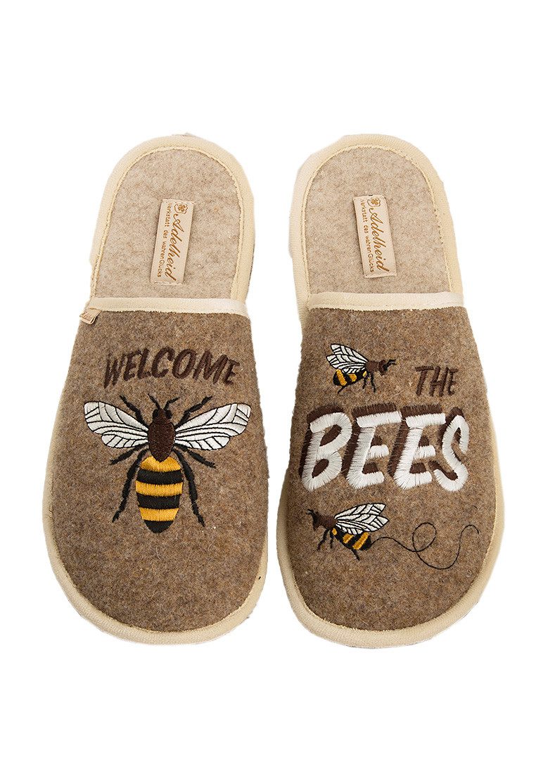 ADELHEID Bees Filzpantoffel Pantoffel