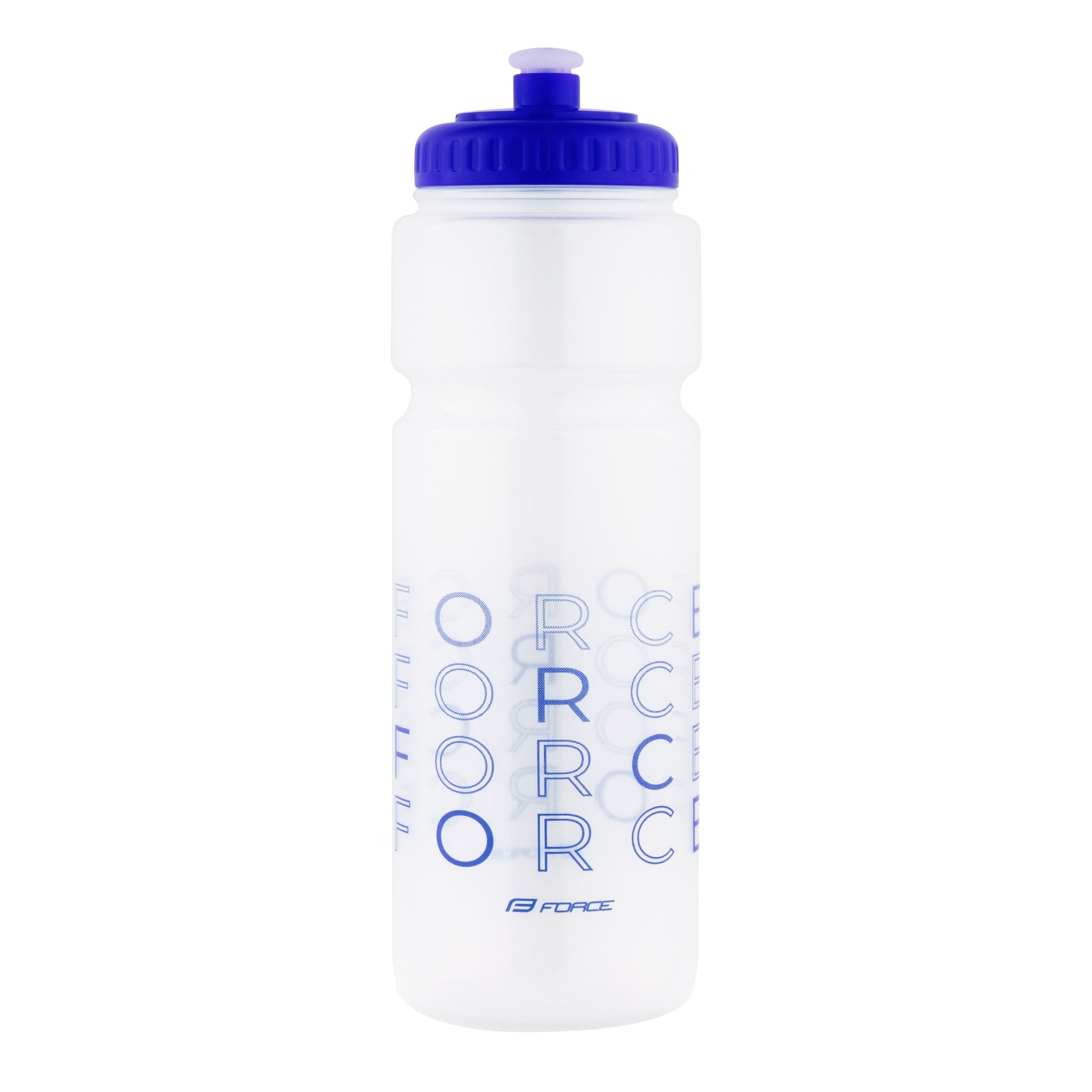 FORCE Trinkflasche Force Flasche Enjoy 0.75 l Blau Transparent