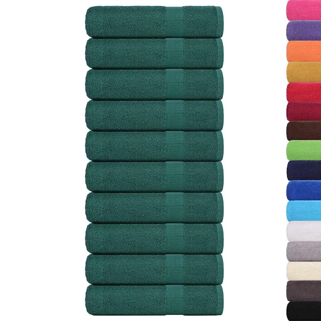 vidaXL Handtuch Badetücher 10 Stk. Grün günstig online kaufen