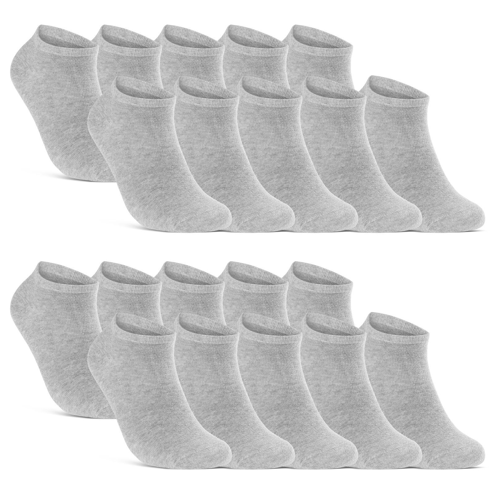 Sneakersocken 10 I 20 I 30 Paar Damen & Herren Sneaker Socken