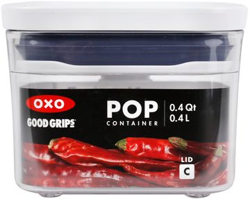 OXO Good Grips Vorratsdose OXO Good Grips POP-Behälter – luftdichte, stapelbare Aufbewahrungsbox mit Deckel für Lebensmittel – 0,4 l für Kräuter und mehr