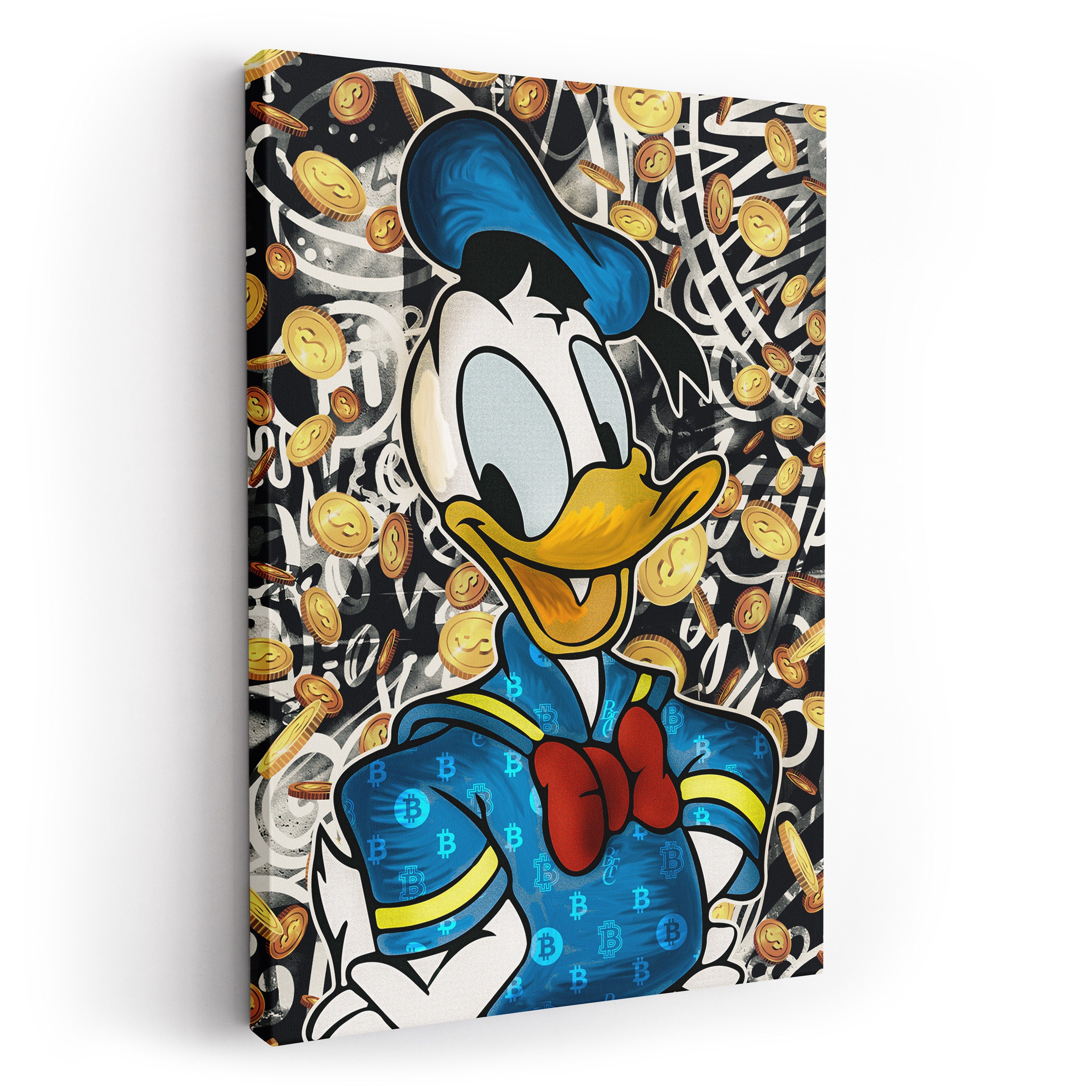 ArtMind XXL-Wandbild Donald - Bitcoin, Premium Wandbilder als Poster