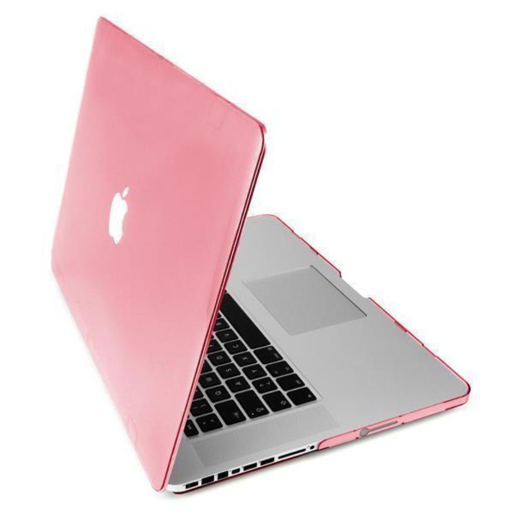 MyGadget Laptop-Hülle Hülle Hardcase [Matt] Schutzhülle Hartschale Cover,  MyGadget Hülle [ Matt ] für Apple MacBook Pro 15 Zoll - ab 2008 bis 2012 -  (Model : A1286) - Schutzhülle Cover - Rosa