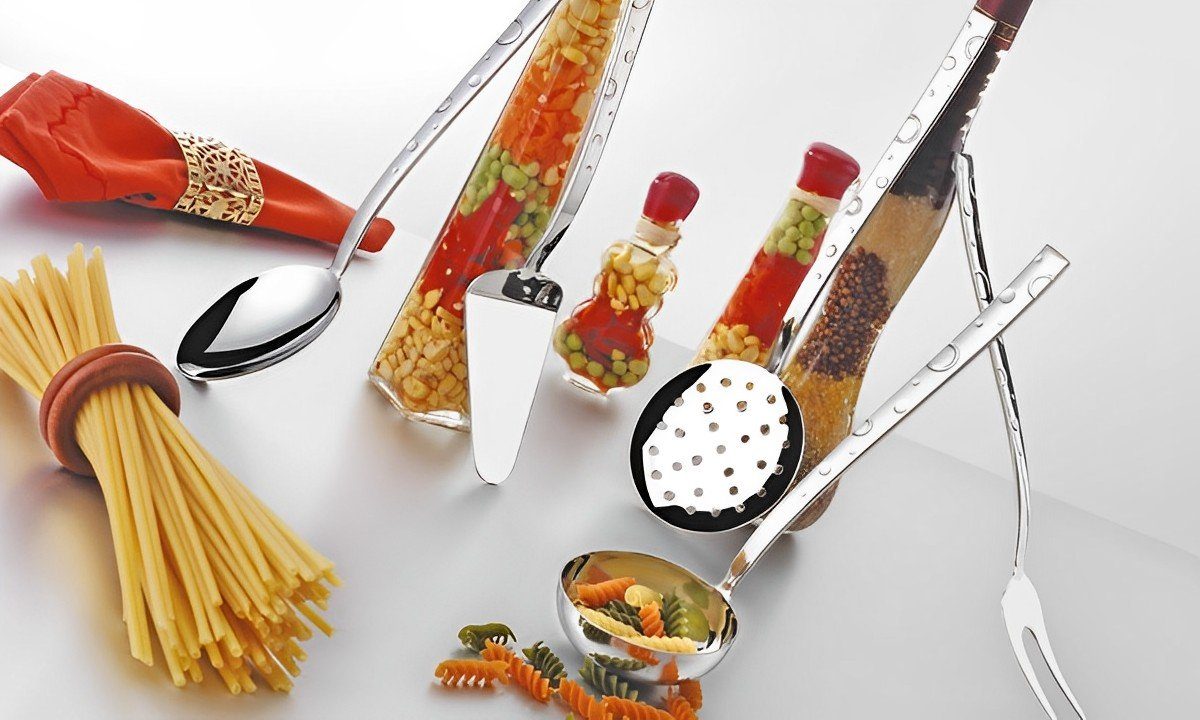 Dekonaz Schöpfkelle Metall-Silber-Serviereimer, (1-St)