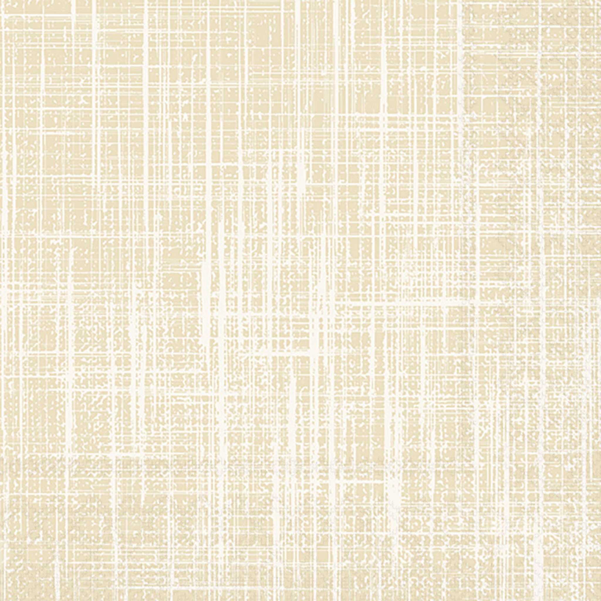 Ambiente Luxury Paper Products Papierserviette, Servietten Papier 33x33cm 3-lagig in Leinenoptik 20 Stück Creme