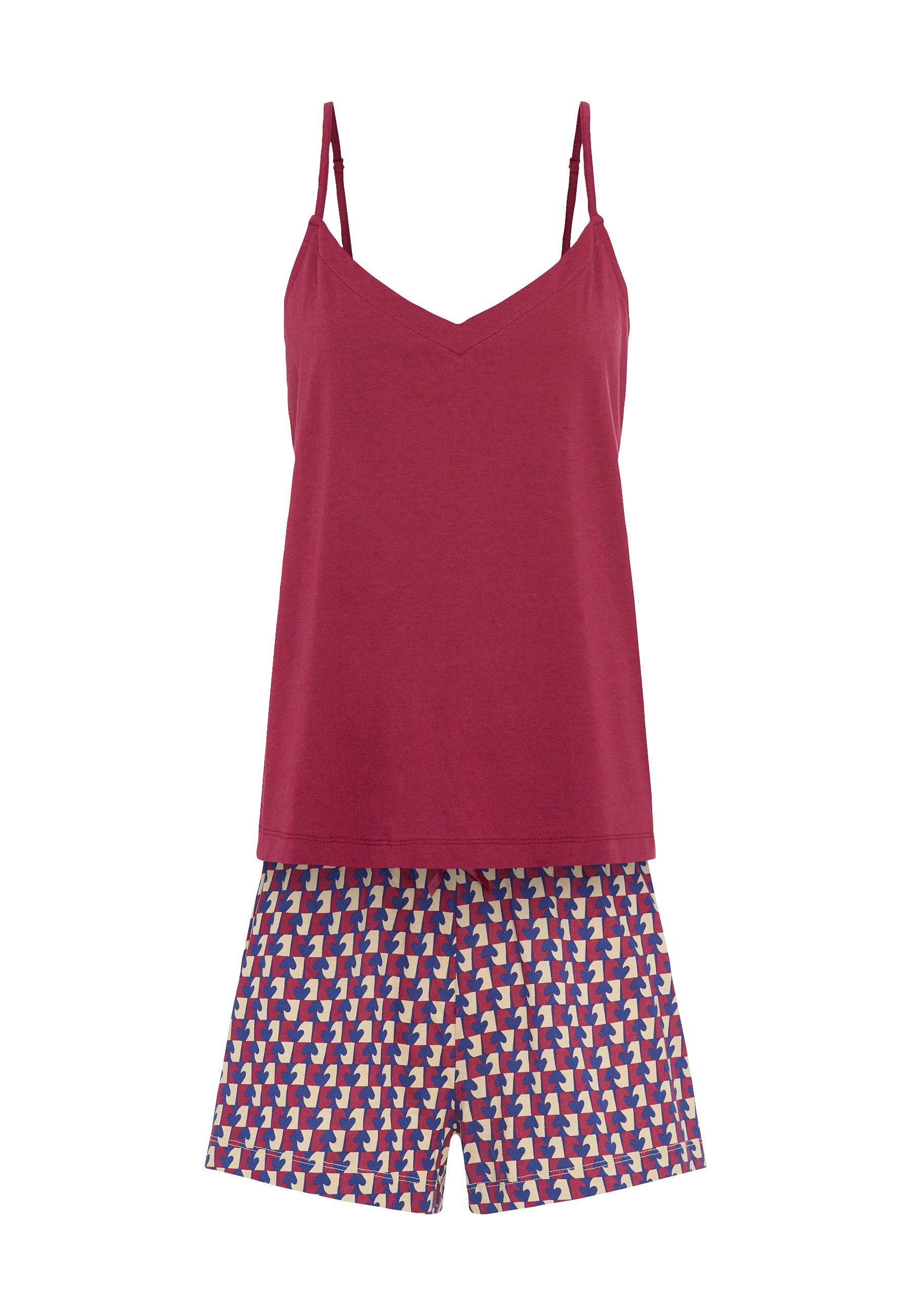 LSCN by LASCANA Shorty (2 tlg) mit schönem Streifendruck günstig online kaufen