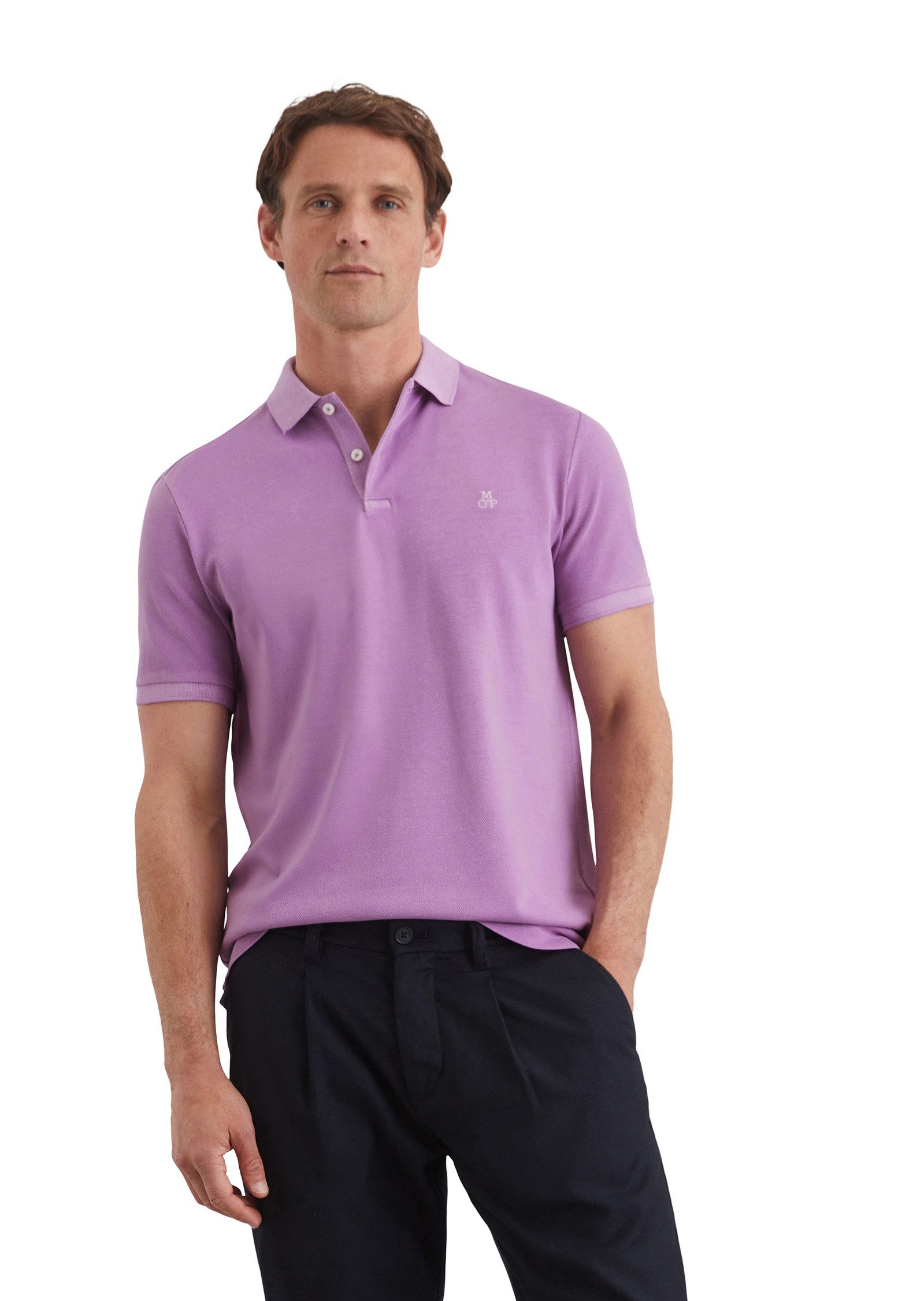 Marc OPolo Poloshirt "aus Bio-Baumwoll-Stretch" günstig online kaufen