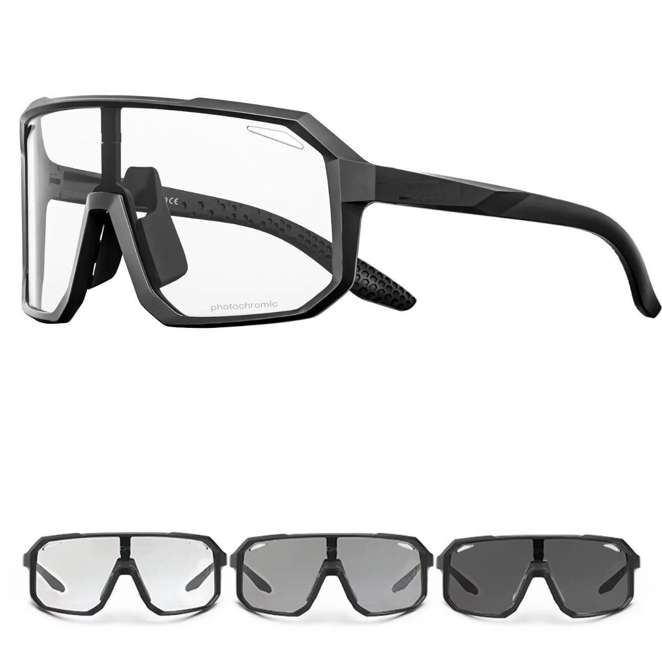 Fahrradbrille Fahrradbrille Sportbrille photochrom UV-Schutz für Damen Herren DE.
