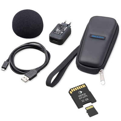 Zoom Audio Zoom SPH-1n Zubehör-Set für H1n mit Speicherkarte Digitales Aufnahmegerät