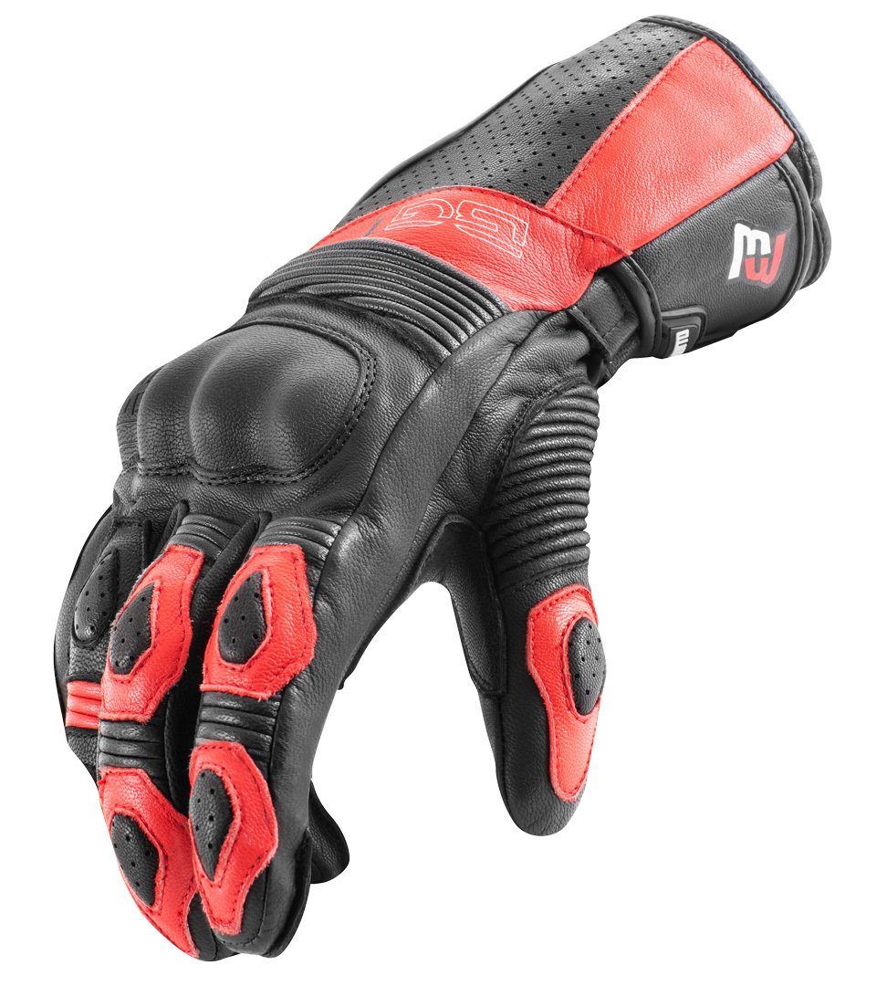 Motorradhandschuhe Motorradhandschuhe Sprint Bogotto Black/Red perforierte