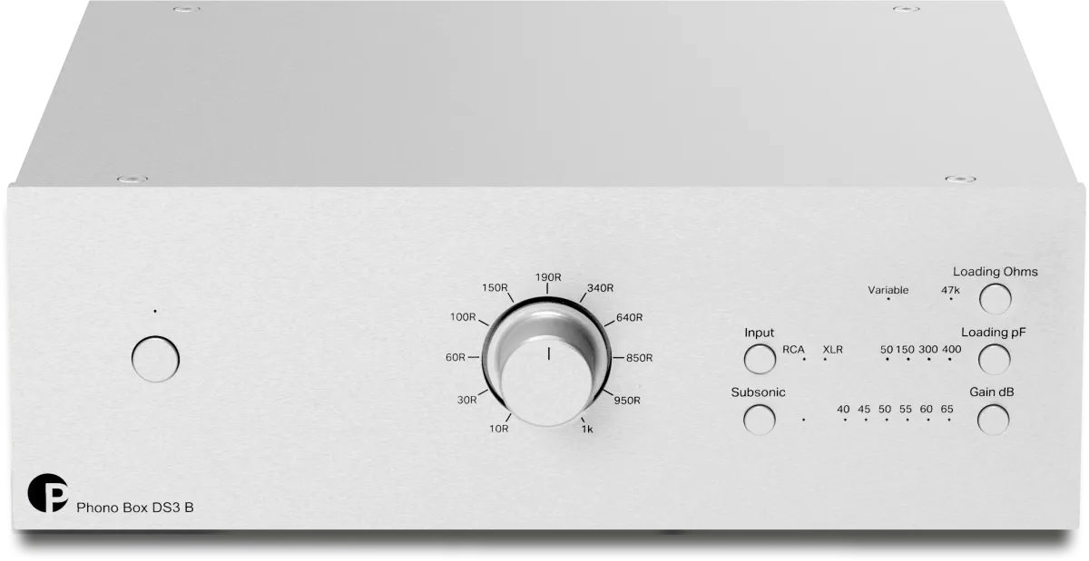 Pro-Ject Pro-Ject Phono Box DS3 B - silbern Vorverstärker