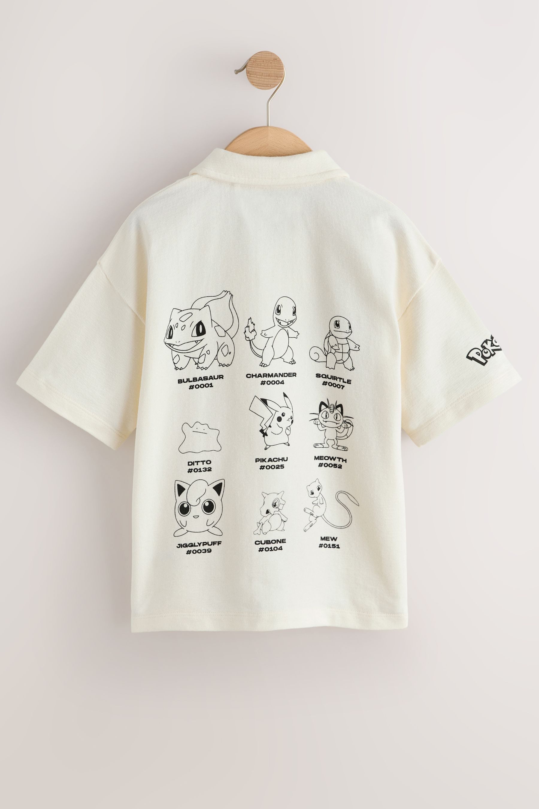 Next Kurzarmhemd Strukturiertes Jerseyhemd, Pokemon (1-tlg)