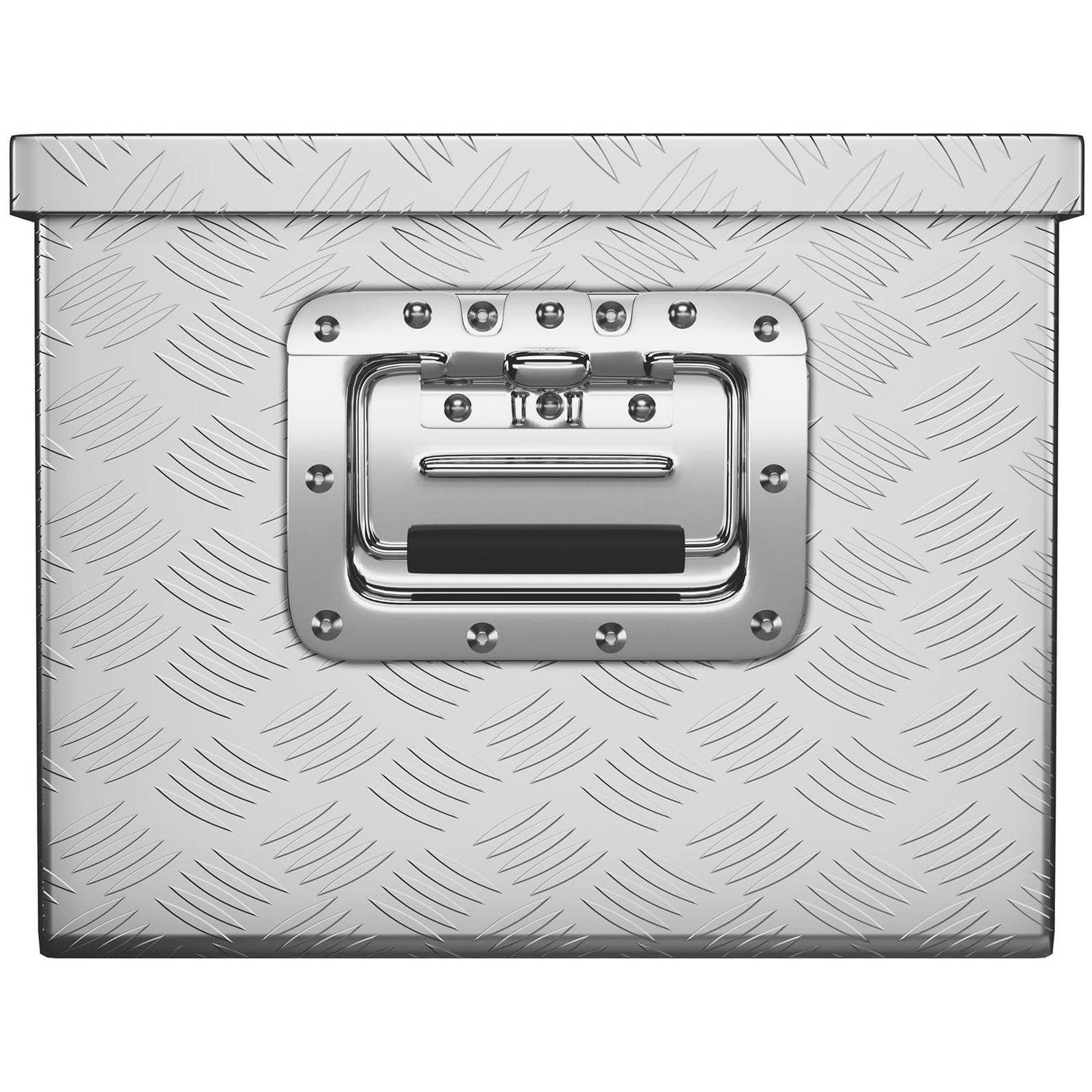 MSW Werkzeugkoffer 48L Alubox Alukiste Truckbox Werkzeugbox Transportkiste Deichselbox