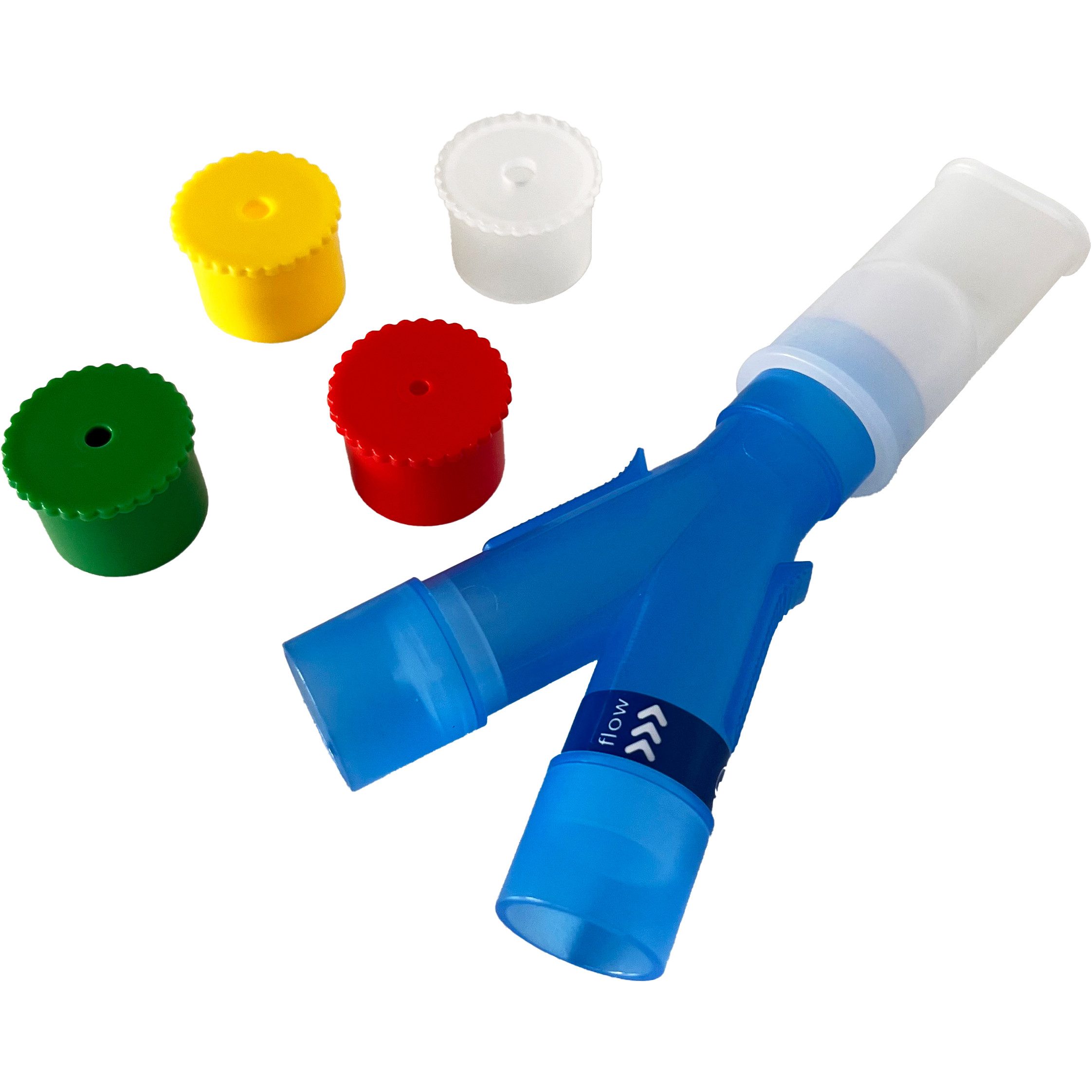 HaB GmbH Atemtrainer Ypsi Set, 5-teilig, Lungentrainer, Lippenbremse, Atemnot, Ein-und Ausatmung