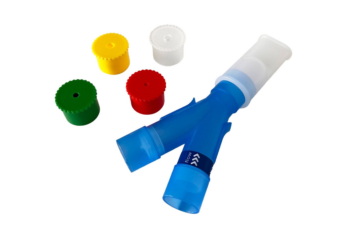 HaB GmbH Atemtrainer Ypsi Set, 5-teilig, Lungentrainer, Lippenbremse, Atemnot, Ein-und Ausatmung