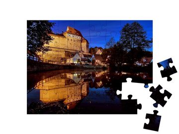 puzzleYOU Puzzle Cadoluburg, ein Schloss mit Spiegelung, 48 Puzzleteile, puzzleYOU-Kollektionen Burgen