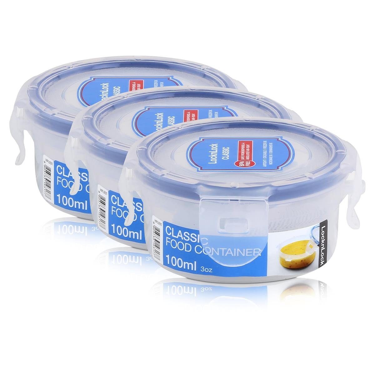 LocknLock Vorratsdose LocknLock Classic HPL931 Frischhaltedose 100ml - Luft und Wasserdicht, Kunststoff