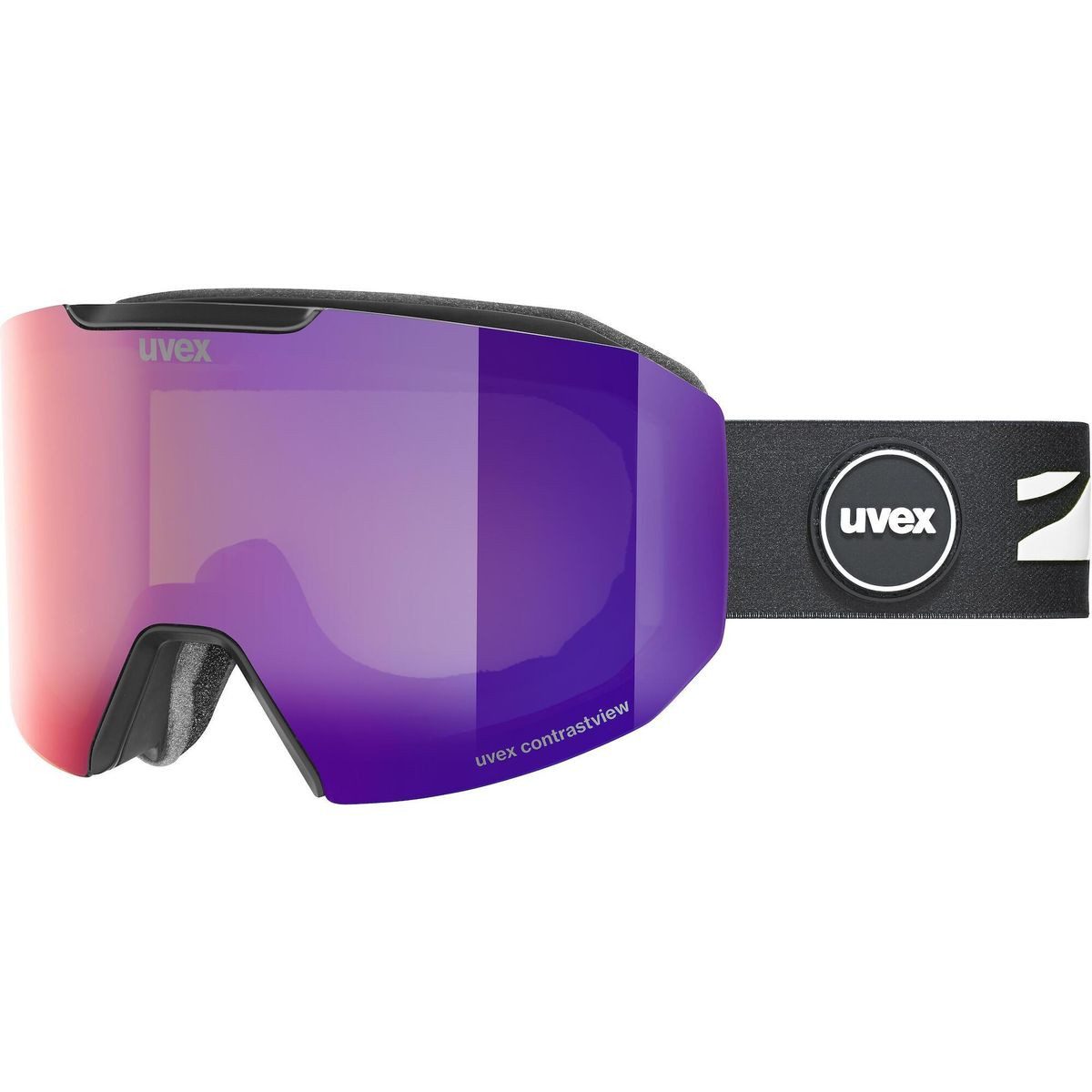 Uvex Skibrille Evidnt Attract, Hochfunktionale Skibrille mit UV-Schutz, Anti-Beschlag-Technologie