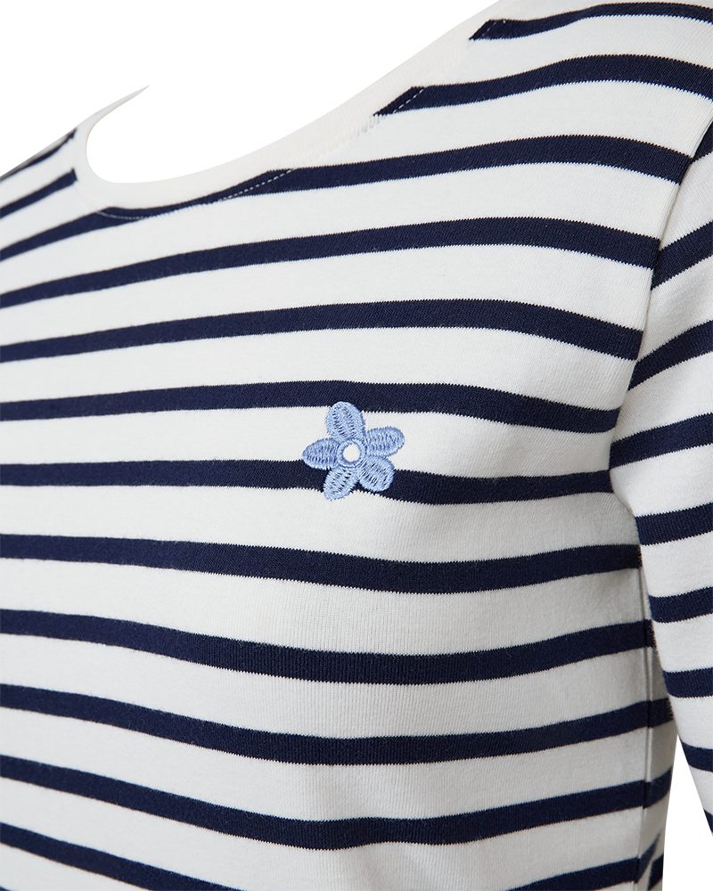 FREEQUENT Langarmshirt FQFAMILA-TEE im Streifen-Design