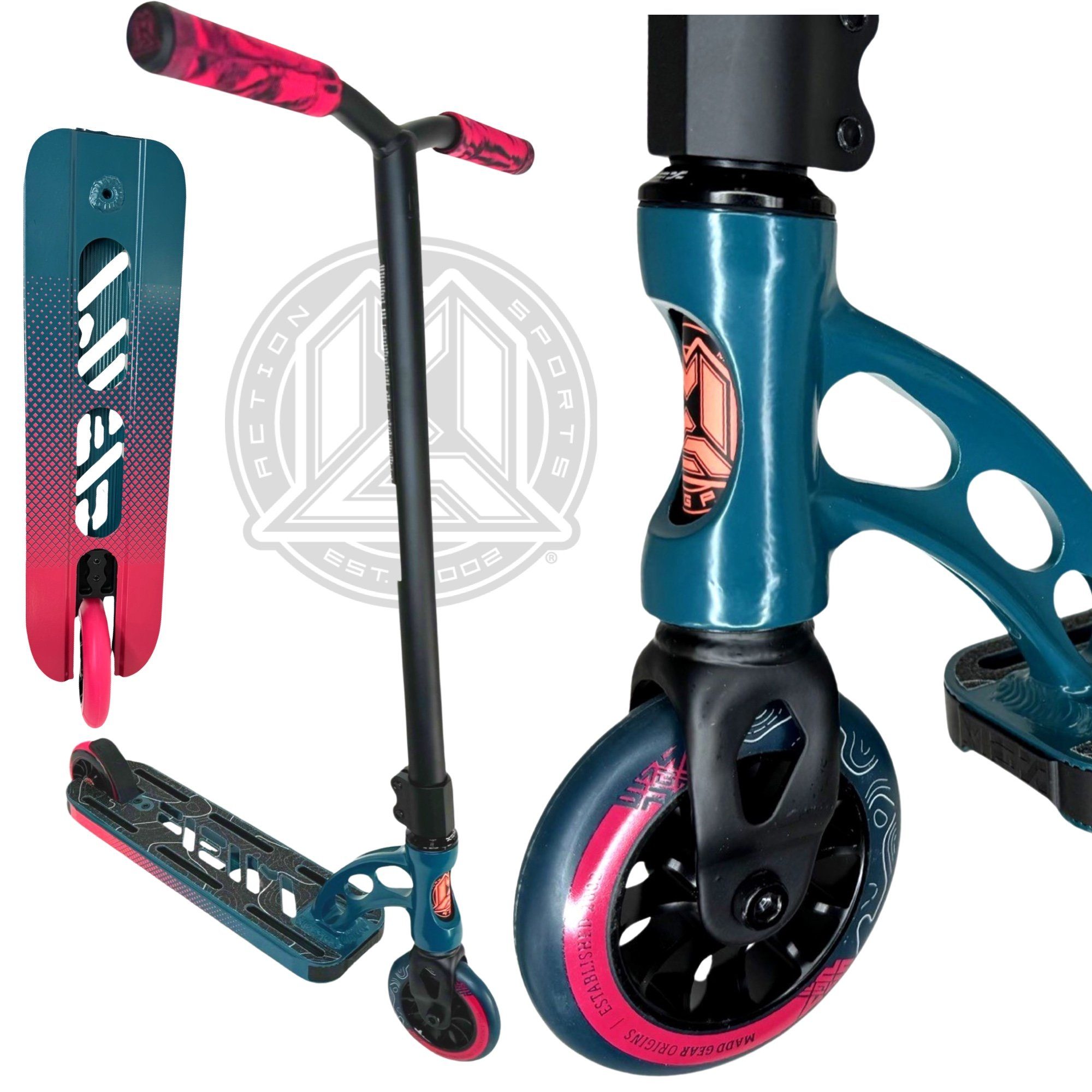 Stuntscooter MGP Madd Gear VX10 Shredder Stunt-Scooter H=79cm midnight