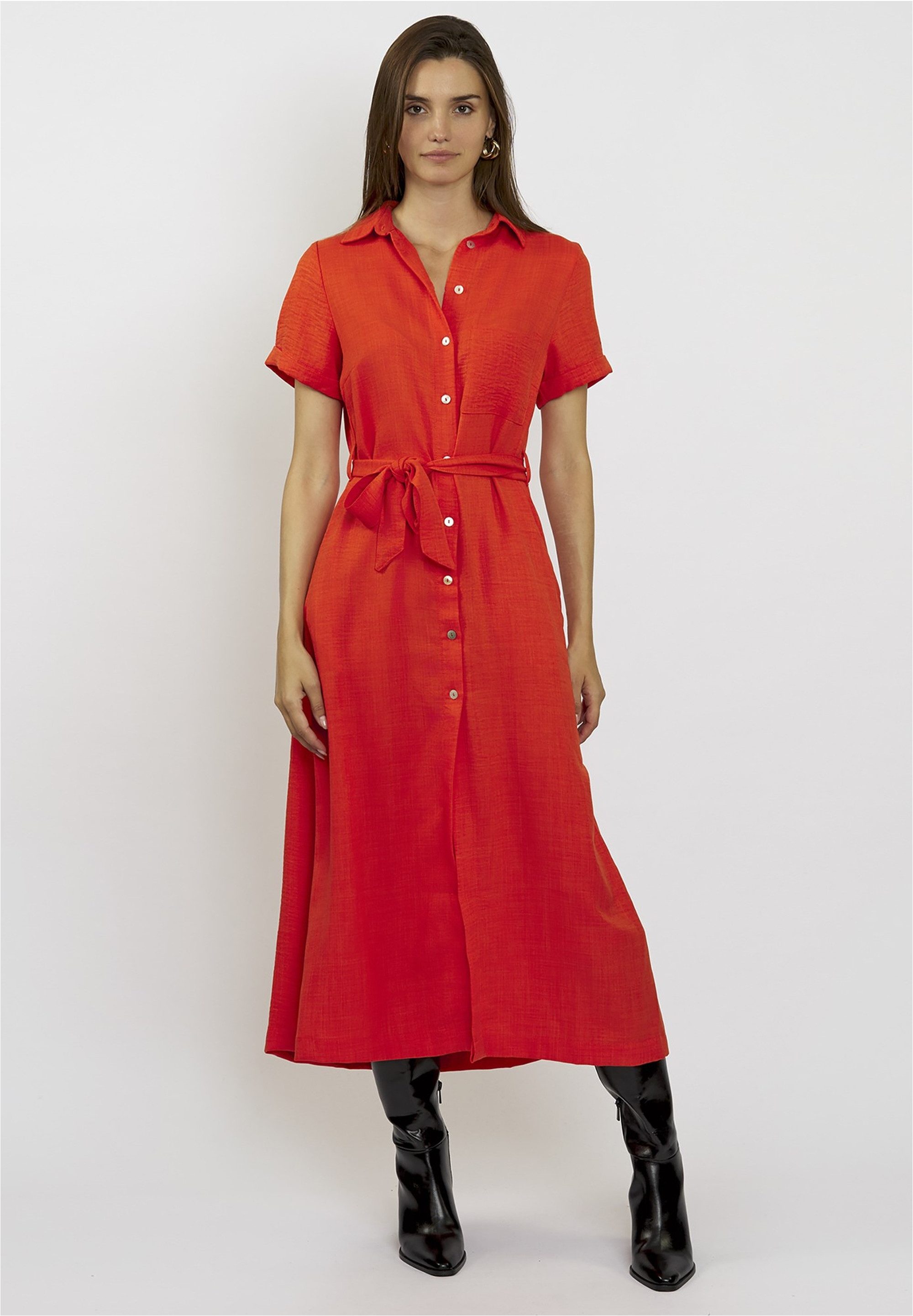 freshlions Jerseykleid Long Button up mit günstig online kaufen