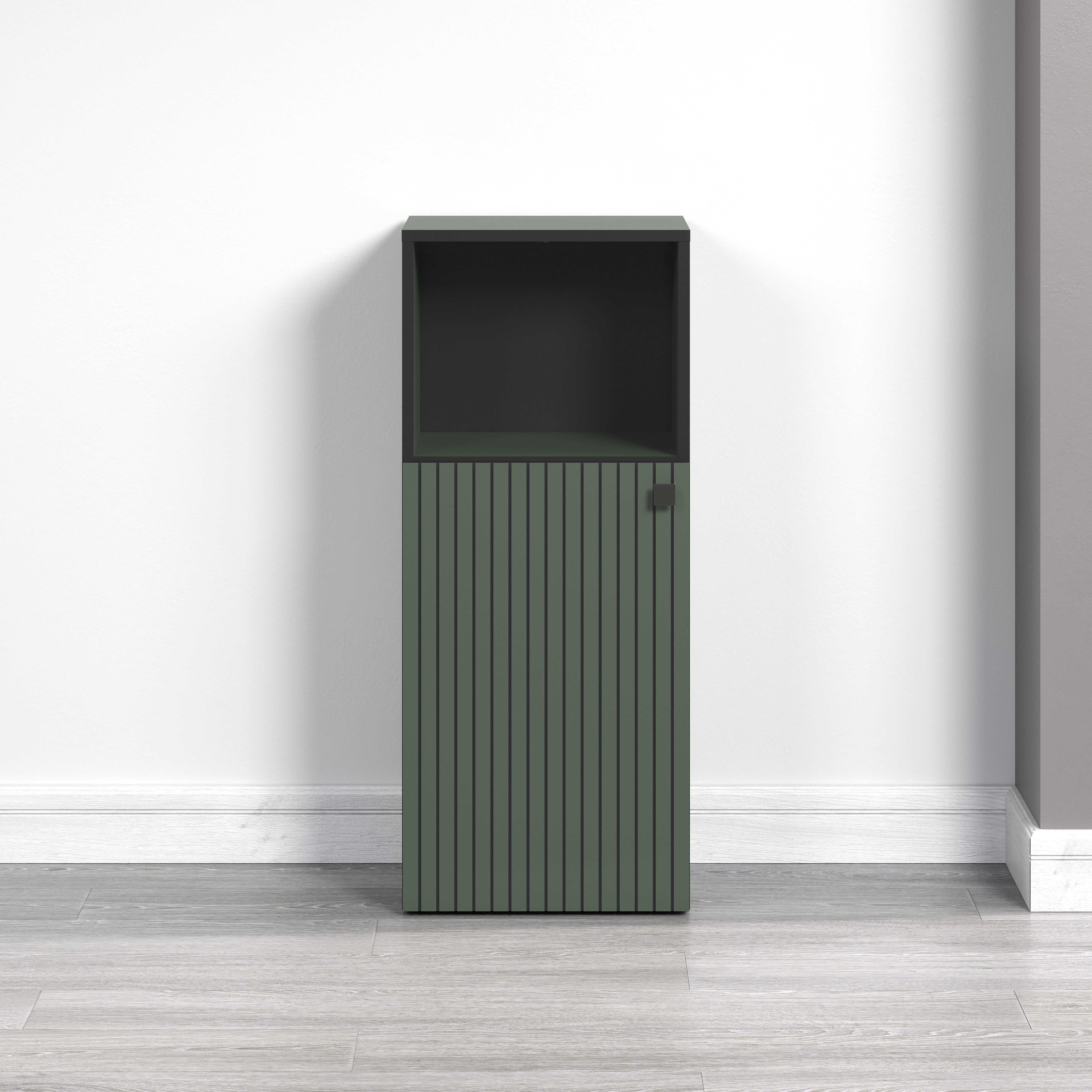 welltime Unterschrank Amrum (1-St) Standschrank mit 1 Tür & 1 Fach - (B/T/H) 40/31/95 cm