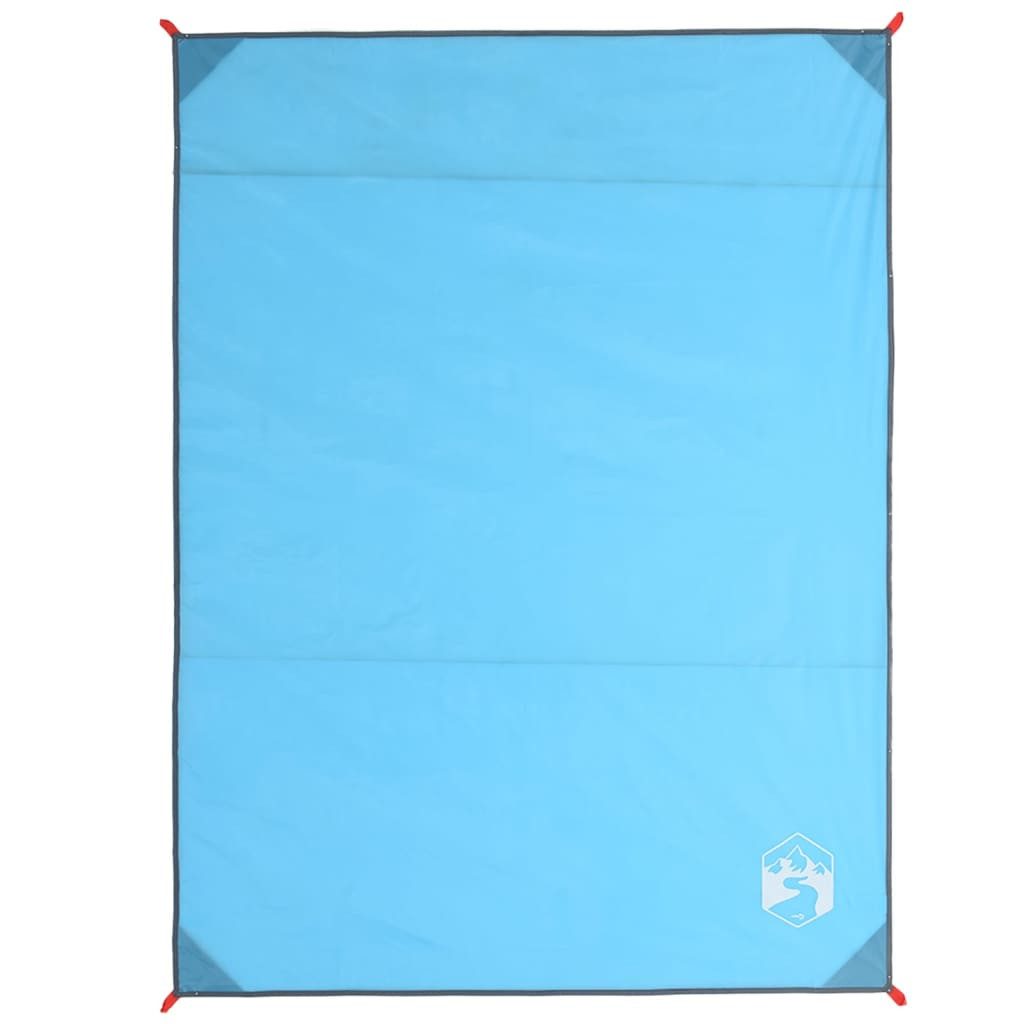 vidaXL Wassertank Picknickdecke mit Heringen Blau 205x155 cm