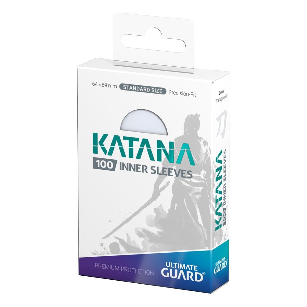 Sammelkarte 100 Katana Inner Sleeves Standardgröße Transparent (64x89mm)